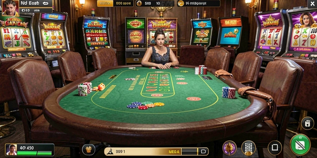 id777 - Fitur multiplayer yang memungkinkan bermain dengan teman.
